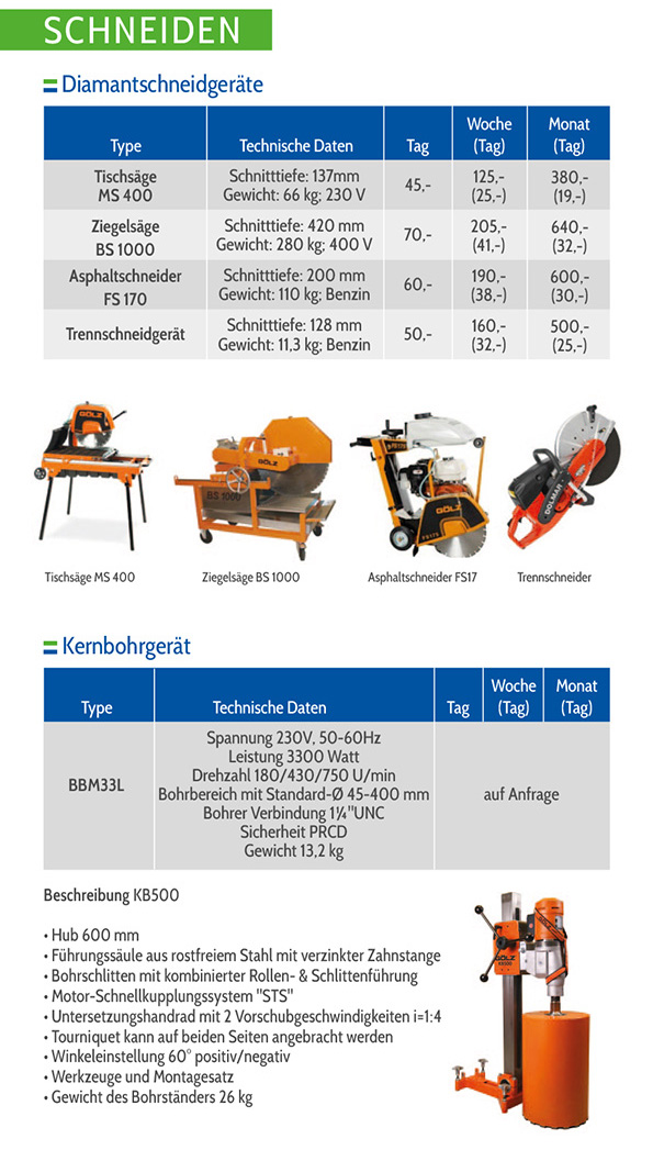 Preisliste Seite 15